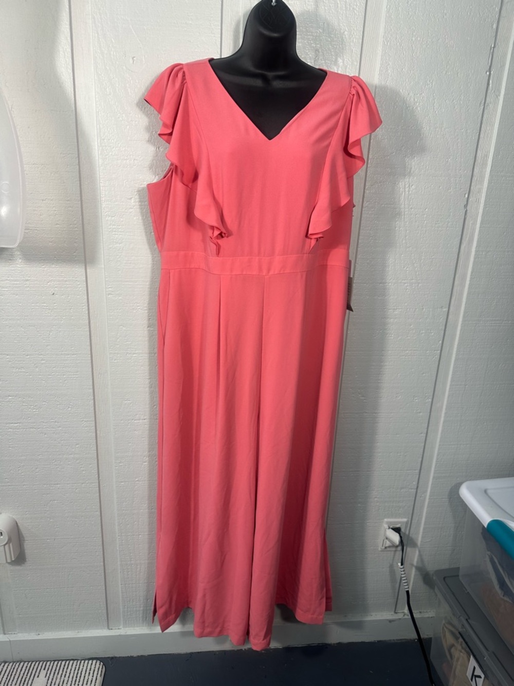 Rachel Parcell Coral Sleeveless Pantsuit Size XXL NWT